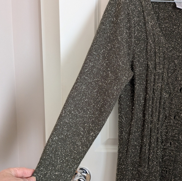 The Territory Ahead Charcoal Cardigan Sp Silk Wool Blend - Picture 4 of 12